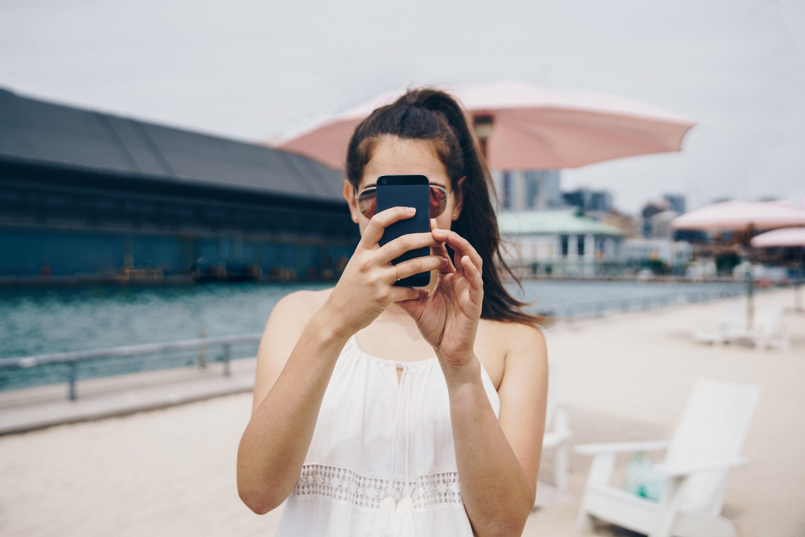 taking photos