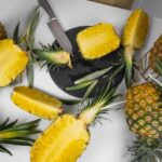 pineapple cut into two how to make pineapple juice
